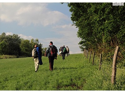 Even een kleine wandeling.