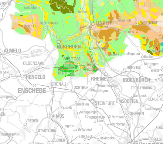 Geo Kaarten Geologie Niedersachsen